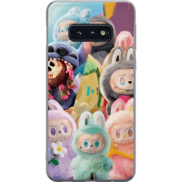 Samsung Galaxy S10e Genomskinligt Skal big into energy labubu