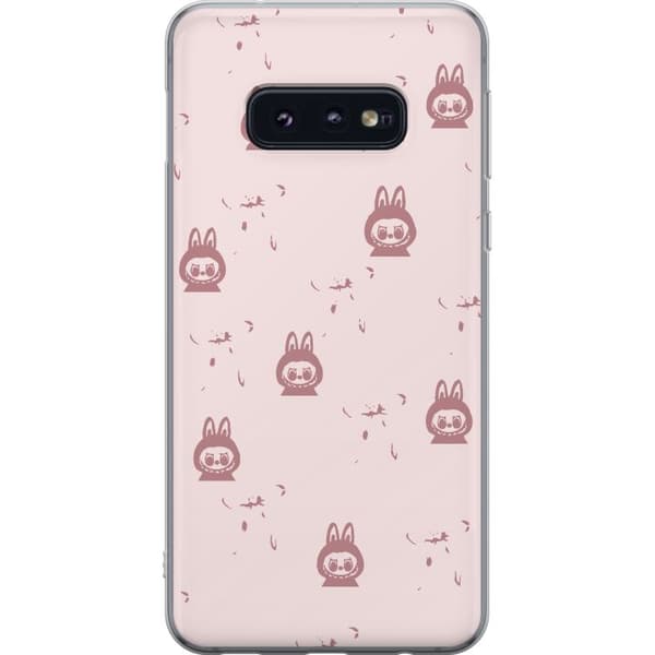 Samsung Galaxy S10e Läpinäkyvä kuori Labubu Neon Pop - Neonvärinen pop art hirviö