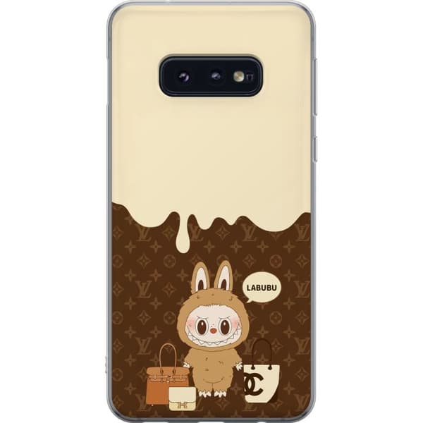 Samsung Galaxy S10e Läpinäkyvä kuori Labubu Blue Chill - Sinisen sävyt ja rauhallinen ilme