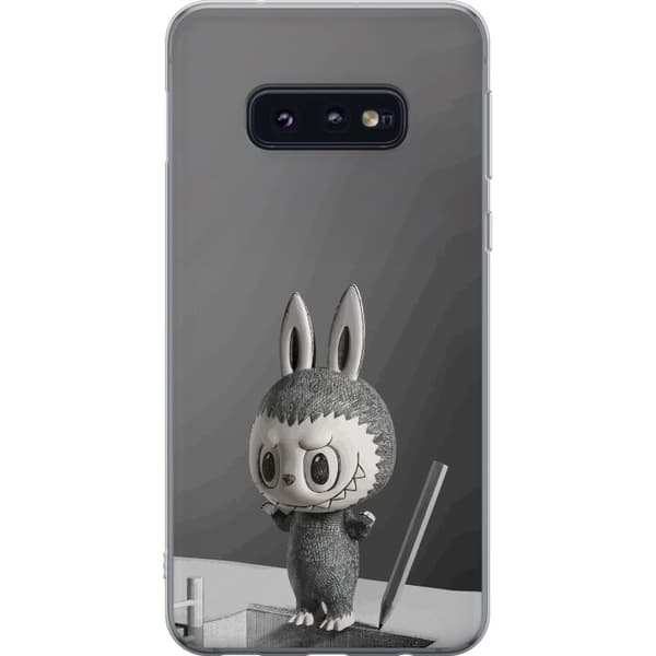 Samsung Galaxy S10e Läpinäkyvä kuori Pop Mart MEGA LABUBU LABUBU Sketch 1000%