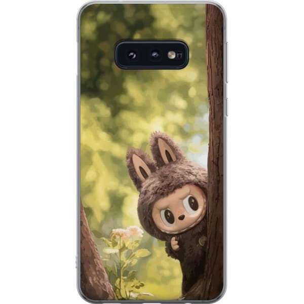 Samsung Galaxy S10e Läpinäkyvä kuori Labubu Graffiti Vibes – Katutaide hirviömuodossa