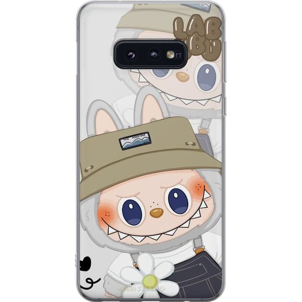 Samsung Galaxy S10e Läpinäkyvä kuori Labubu Minimal Mood - Yksinkertainen ja tyylikäs hirviösuunnittelu