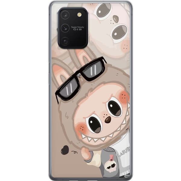 Samsung Galaxy S10 Lite Gennemsigtig cover Labubu Rainbow Chaos