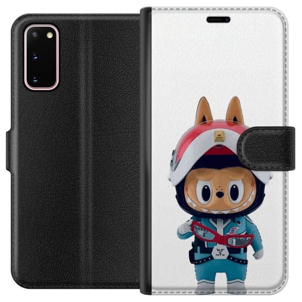 Samsung Galaxy S20 Lommeboketui How2work Labubu Monstrene x Ultraman Blue Figur