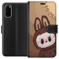 Miniatyrbilde 1 av 3: Samsung Galaxy S20 Lommeboketui Labubu Sky Kosebamse - Hvit og Blå Design med Søt Stil