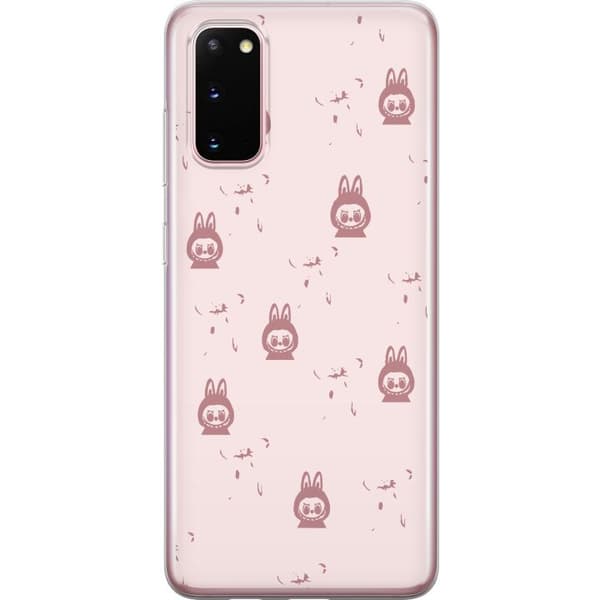 Samsung Galaxy S20 Gjennomsiktig deksel Labubu Neon Pop - Neonfarget pop art monster