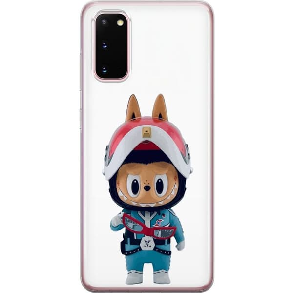 Samsung Galaxy S20 Gjennomsiktig deksel How2work Labubu Monstrene x Ultraman Blue Figur