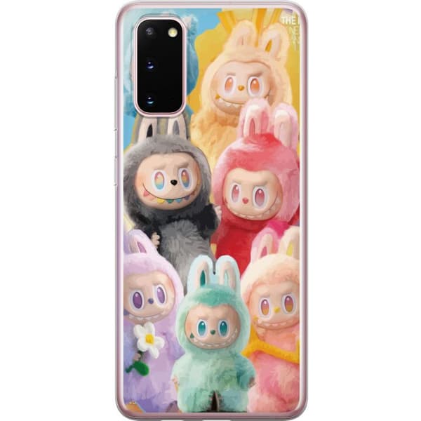 Samsung Galaxy S20 Gjennomsiktig deksel Labubu Skissestil