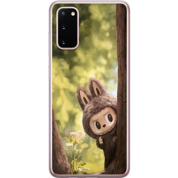 Samsung Galaxy S20 Gjennomsiktig deksel Labubu Graffiti Vibes – Gatukunst i Monsterform