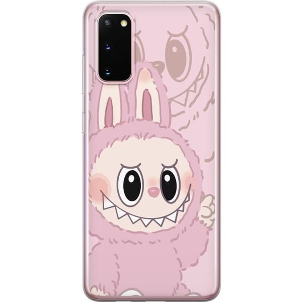 Samsung Galaxy S20 Gennemsigtig cover Labubu Floral Freak