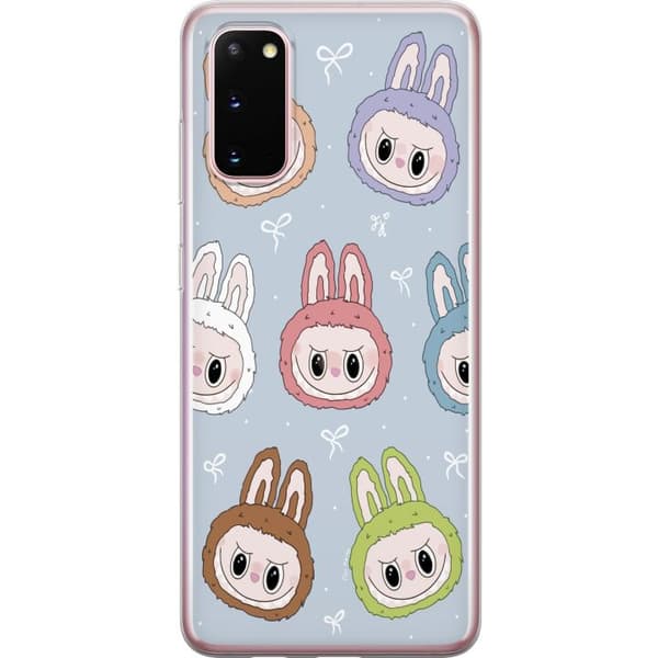 Samsung Galaxy S20 Gjennomsiktig deksel Stjärnmönstrat med monsterlook