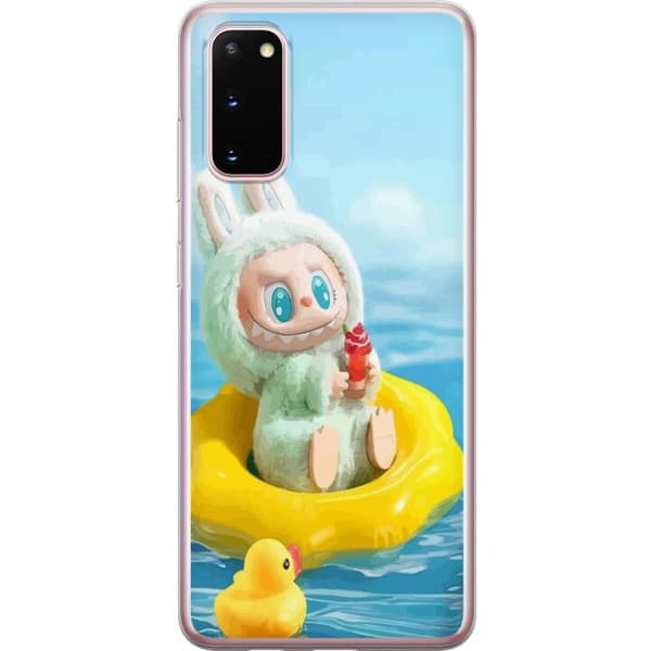 Samsung Galaxy S20 Gennemsigtig cover Labubu Stripe Attack - Striber møder monstre