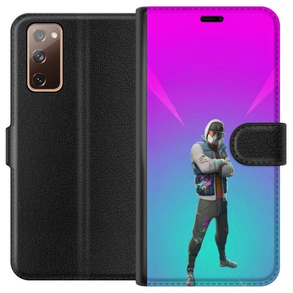 Samsung Galaxy S20 FE Lompakkokotelo musta ritari fortnite