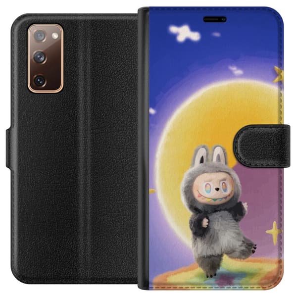 Samsung Galaxy S20 FE Lompakkokotelo Labubu Neon Pop - Neonväri pop-taiteen hirviö