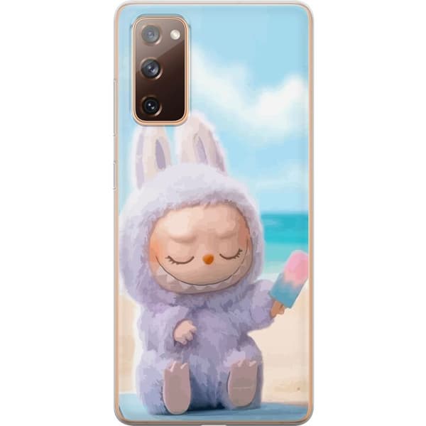 Samsung Galaxy S20 FE Gennemsigtig cover Labubu Lyserød Stemning