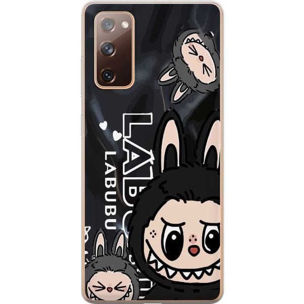 Samsung Galaxy S20 FE Gennemsigtig cover <nl>Labubu Black Energy - Sort mønster i gade stil