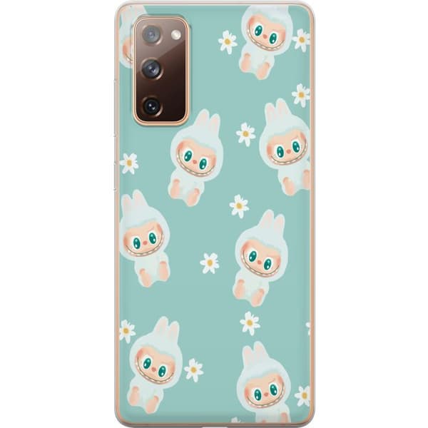 Samsung Galaxy S20 FE Genomskinligt Skal Labubu Candy Vibes – Söt och färgglad monsterstil