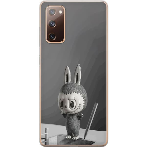Samsung Galaxy S20 FE Läpinäkyvä kuori Pop Mart MEGA LABUBU LABUBU Sketch 1000%