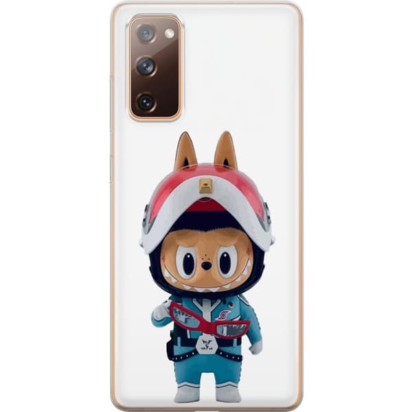 Samsung Galaxy S20 FE Läpinäkyvä kuori How2work Labubu hirviöt x Ultraman Blue -hahmo