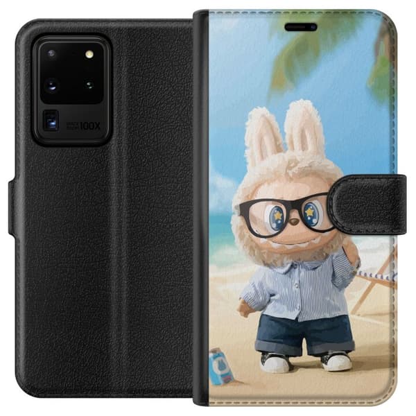 Samsung Galaxy S20 Ultra Lompakkokotelo Labubu Tummat Unelmat