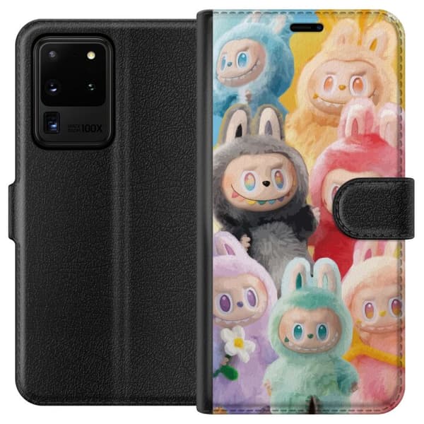 Samsung Galaxy S20 Ultra Tegnebogsetui Labubu Skitse Stil