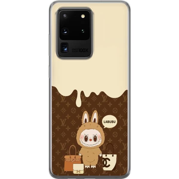 Samsung Galaxy S20 Ultra Läpinäkyvä kuori Labubu Blue Chill - Sinisen sävyt ja rauhallinen ilme
