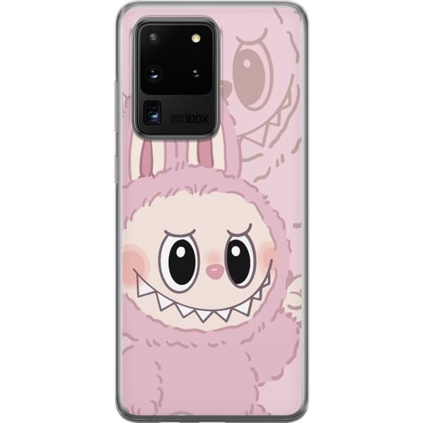 Samsung Galaxy S20 Ultra Läpinäkyvä kuori Labubu Floral Freak