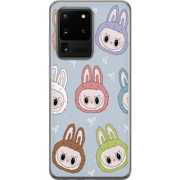 Samsung Galaxy S20 Ultra Läpinäkyvä kuori Tähtikuvioitu hirviöasenne