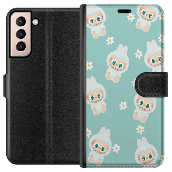 Samsung Galaxy S21 Plånboksfodral Labubu Candy Vibes – Söt och färgglad monsterstil