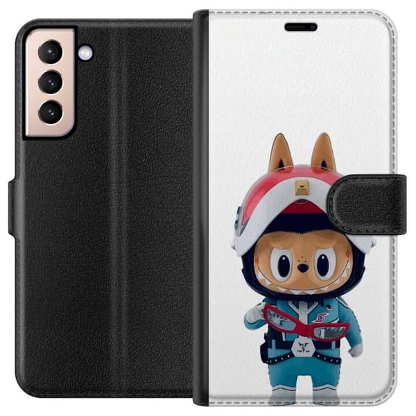 Samsung Galaxy S21 Plånboksfodral How2work Labubu The Monsters x Ultraman Blue Figure