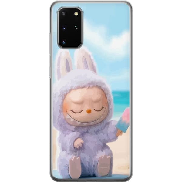 Samsung Galaxy S20+ Läpinäkyvä kuori Labubu Vaaleanpunainen Tunnelma