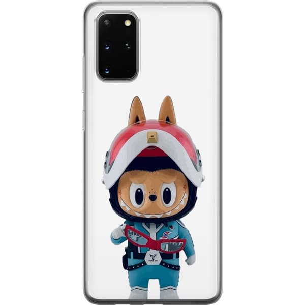 Samsung Galaxy S20+ Läpinäkyvä kuori How2work Labubu hirviöt x Ultraman Blue -hahmo