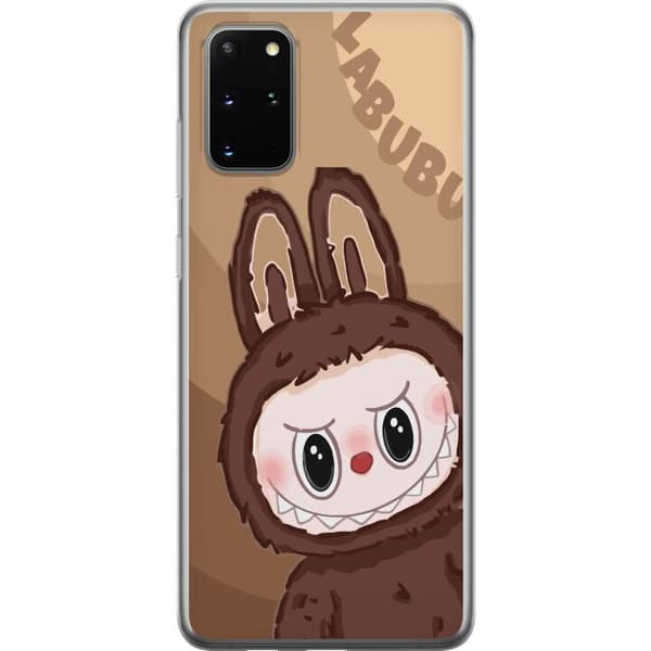 Samsung Galaxy S20+ Läpinäkyvä kuori Labubu Pilvipieni - Valkoinen ja Sininen Suunnittelu Söpöllä Tyylillä