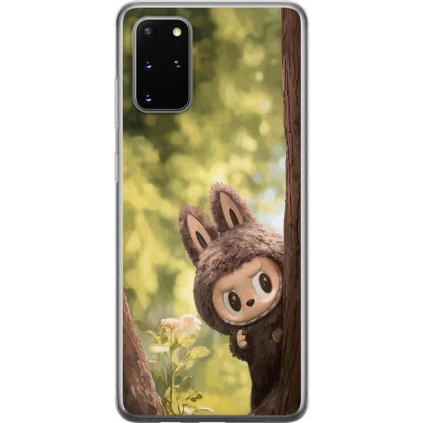Samsung Galaxy S20+ Läpinäkyvä kuori Labubu Graffiti Vibes – Katutaide hirviömuodossa