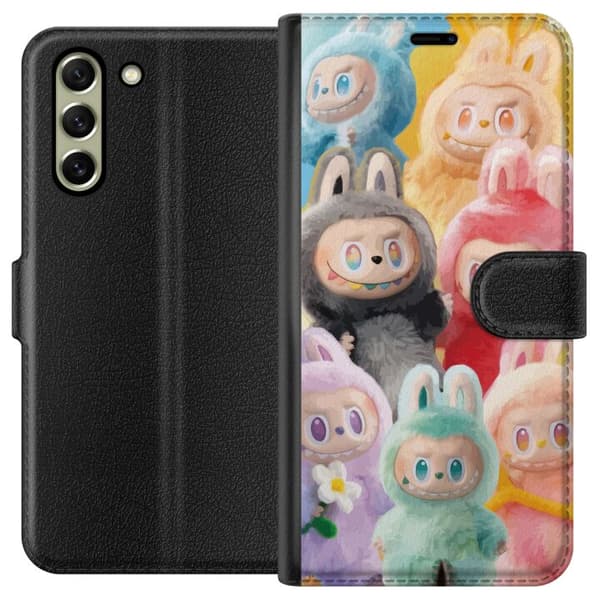Samsung Galaxy S21 FE 5G Tegnebogsetui Labubu Skitse Stil