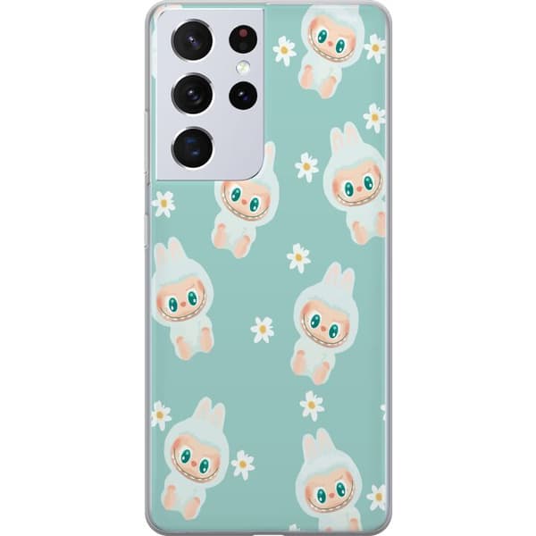 Samsung Galaxy S21 Ultra 5G Gennemsigtig cover Labubu Candy Vibes