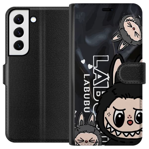 Samsung Galaxy S22 5G Lommeboketui <nl>Labubu Black Energy - Svart mønster i gatestil