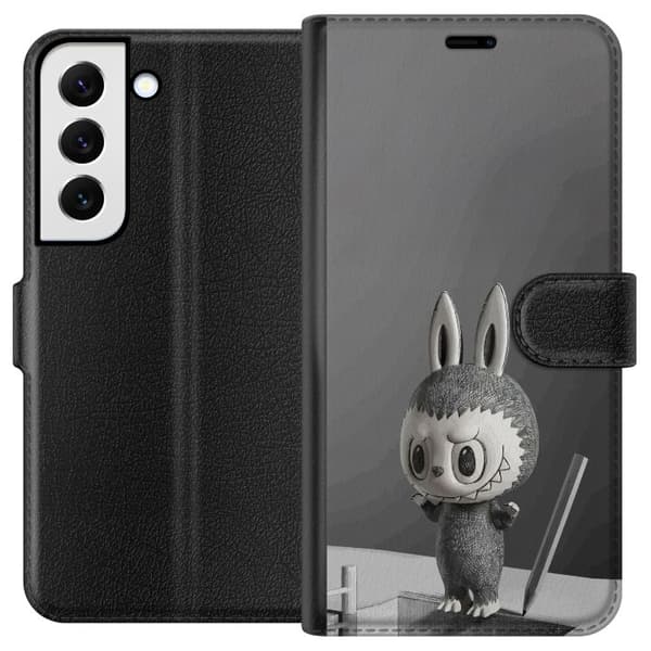 Samsung Galaxy S22 5G Lommeboketui Pop Mart MEGA LABUBU LABUBU Sketch 1000%