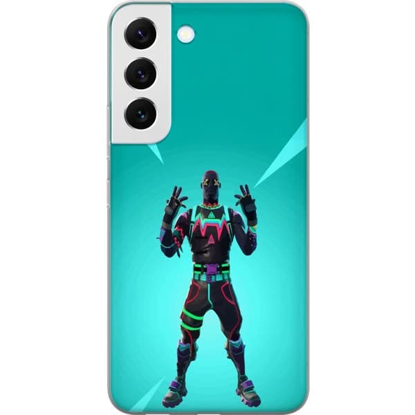 Samsung Galaxy S22 5G Gjennomsiktig deksel svart ridder fortnite