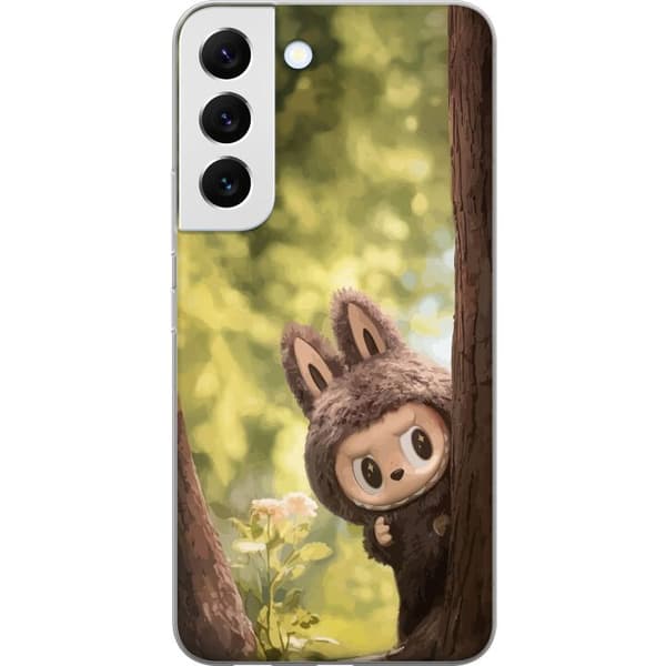 Samsung Galaxy S22 5G Gjennomsiktig deksel Labubu Graffiti Vibes – Gatukunst i Monsterform