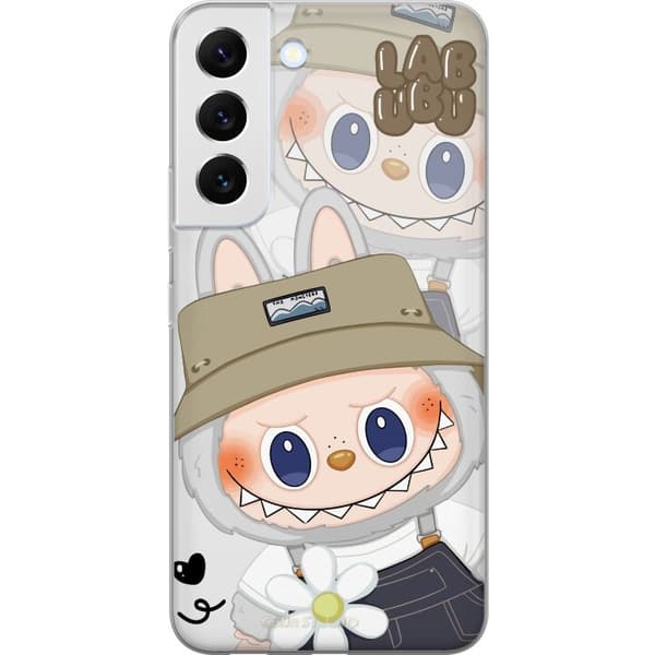 Samsung Galaxy S22 5G Gjennomsiktig deksel Labubu Minimal Mood - Enkel og stilig monsterdesign