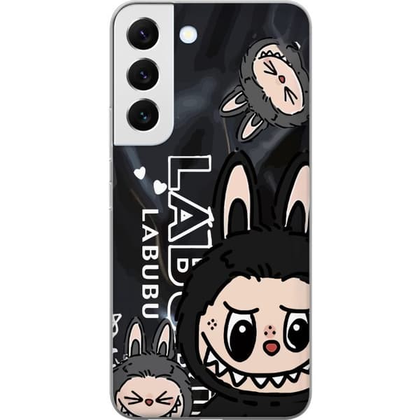 Samsung Galaxy S22+ 5G Gjennomsiktig deksel <nl>Labubu Black Energy - Svart mønster i gatestil