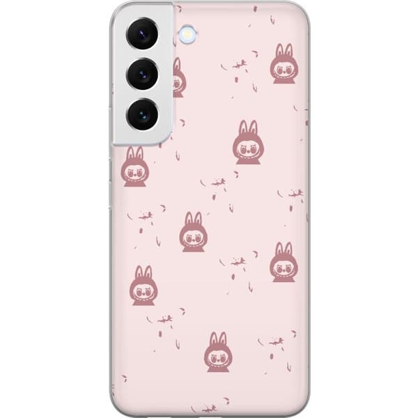 Samsung Galaxy S22+ 5G Gennemsigtig cover Labubu Neon Pop - Neonfarvet pop art monster