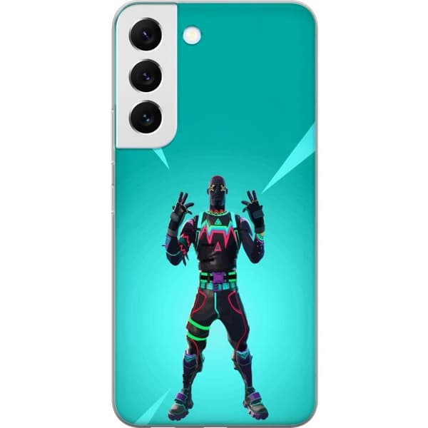 Samsung Galaxy S22+ 5G Gennemsigtig cover sort ridder fortnite