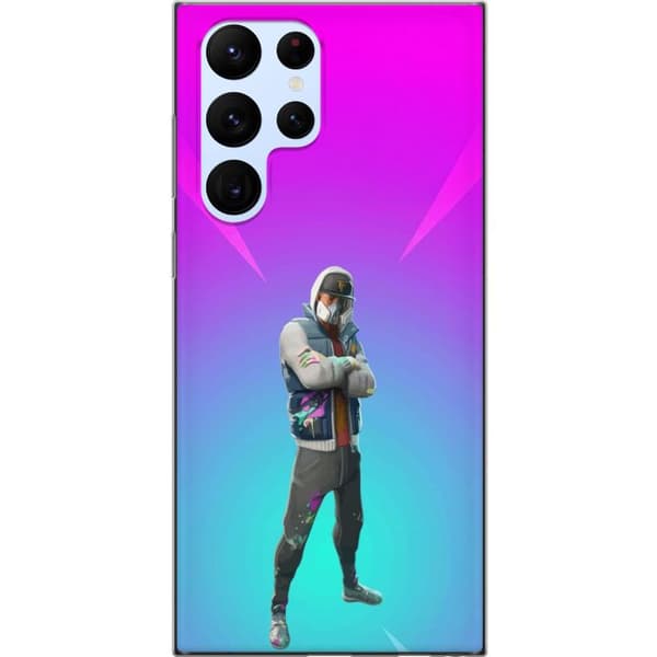 Samsung Galaxy S22 Ultra 5G Gjennomsiktig deksel svart ridder fortnite