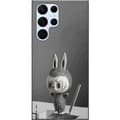 Miniatyrbillede 1 af 3: Samsung Galaxy S22 Ultra 5G Gennemsigtig cover Pop Mart MEGA LABUBU LABUBU Sketch 1000%