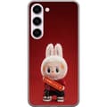 Miniatyrbillede 1 af 3: Samsung Galaxy S23 Gennemsigtig cover Pop Mart The Monsters Labubu Held og Lykke Vinyl Plysdukke