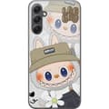 Miniatyrbillede 1 af 3: Samsung Galaxy S23 FE Gennemsigtig cover Labubu Minimal Mood - Enkel og stilren monsterdesign