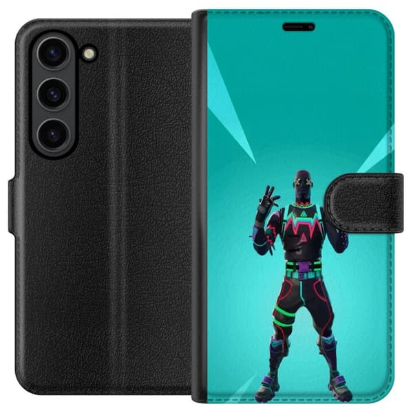 Samsung Galaxy S24 Tegnebogsetui sort ridder fortnite