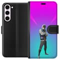 Miniatyrbillede 1 af 3: Samsung Galaxy S23+ Tegnebogsetui sort ridder fortnite